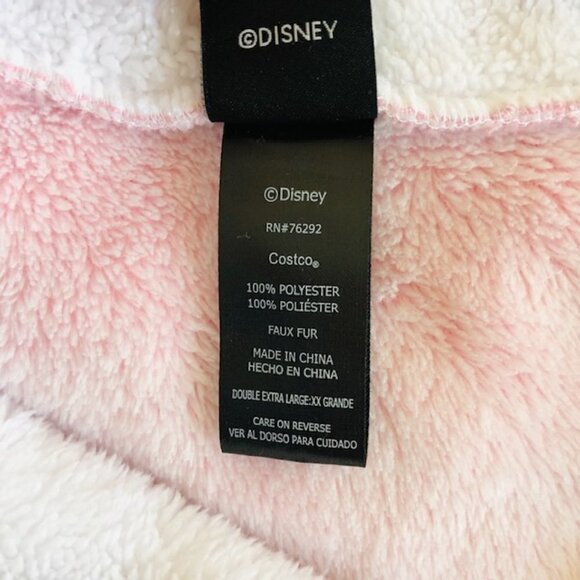 Disney Womens Super Soft Hooded Pull Over Robe or Pajamas with Kangaroo Pocket - Picture 9 of 9